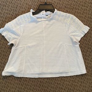 Free people white top!
